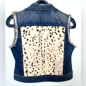 MOTHER DENIM Even Hippies Get The Blues vest